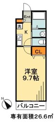 エスポワール船堀の物件間取画像